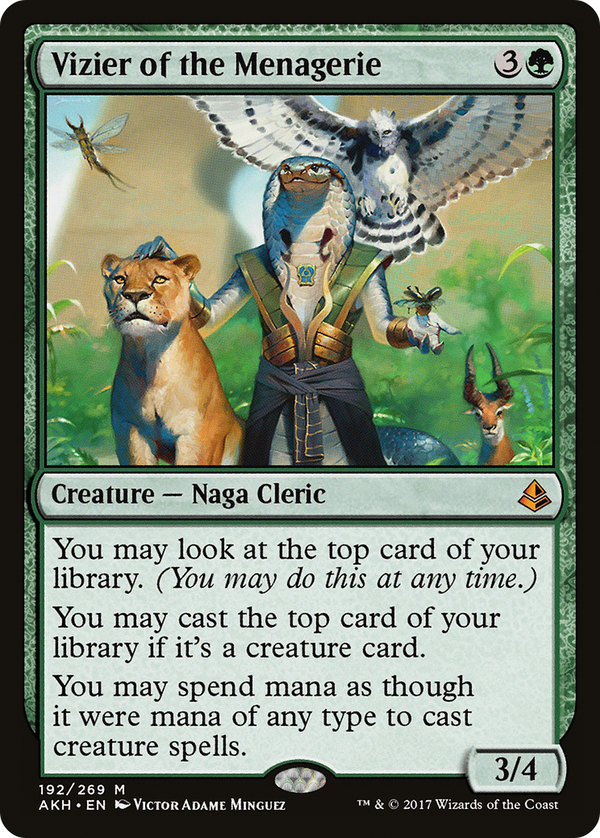Vizier of the Menagerie (AKH-192) - Amonkhet Foil