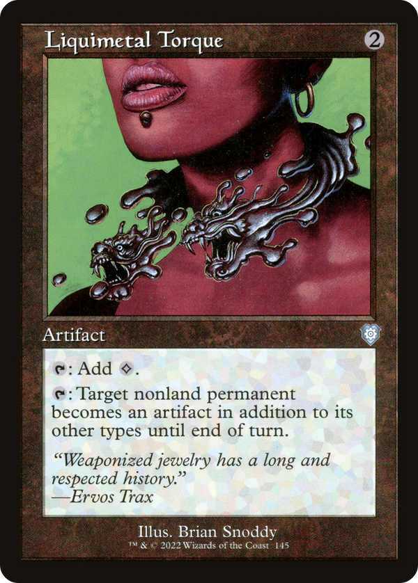 Liquimetal Torque (Retro Frame) (BRC-145) - The Brothers' War Commander