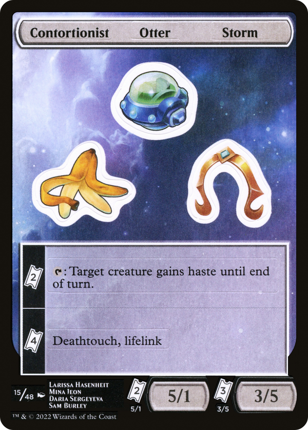 Contortionist Otter Storm (UNF-015) - Unfinity Sticker Sheets
