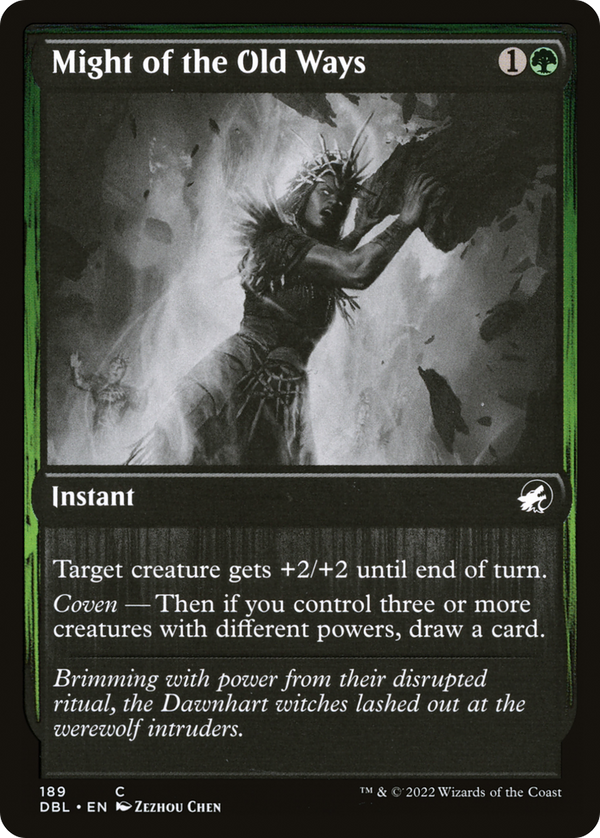 Might of the Old Ways (DBL-189) - Innistrad: Double Feature