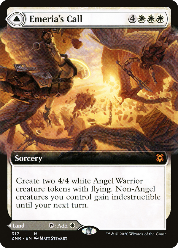 Emeria's Call (Extended Art) (ZNR-317) - Zendikar Rising: (Extended Art) Foil