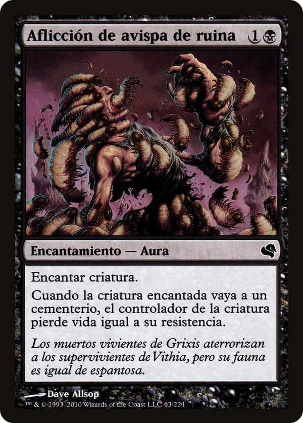 Banewasp Affliction (Spanish) - "Afliccion de avispa de ruina" (PS11-063) - Salvat 2011
