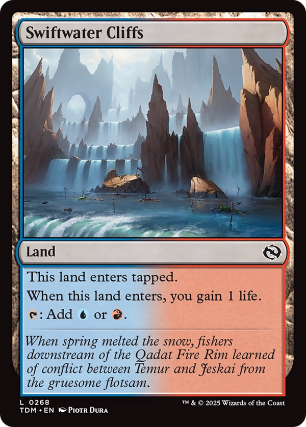 Swiftwater Cliffs (TDM-268) - Tarkir: Dragonstorm