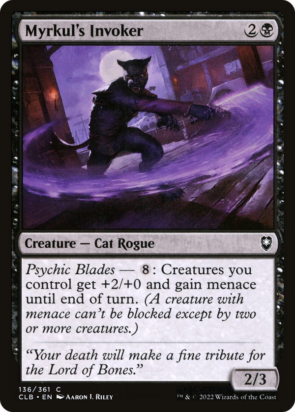 Myrkul's Invoker (CLB-136) - Commander Legends: Battle for Baldur's Gate Foil