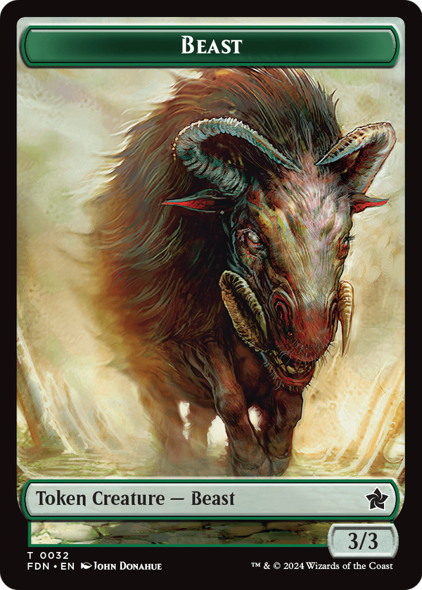 Beast (TFDN-032) - Foundations Tokens Foil
