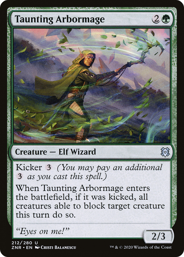 Taunting Arbormage (ZNR-212) - Zendikar Rising