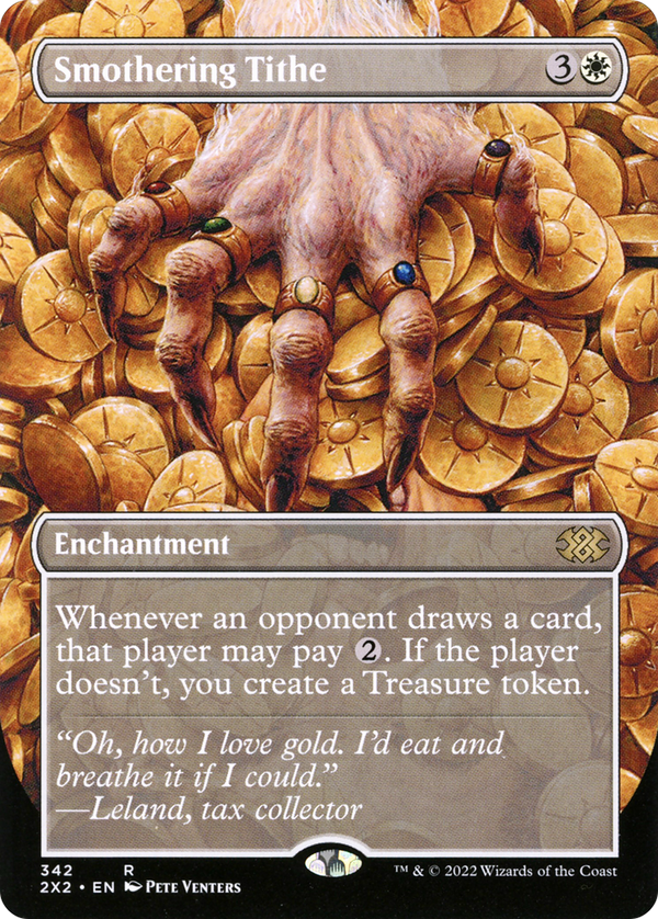 Smothering Tithe (Borderless) (2X2-342) - Double Masters 2022