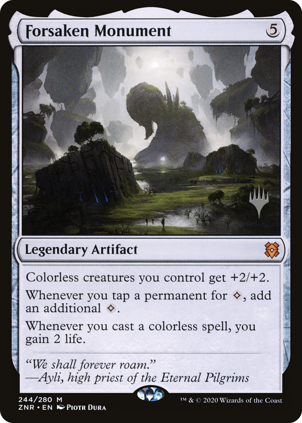 Forsaken Monument (PPZNR-244) - Zendikar Rising Promos