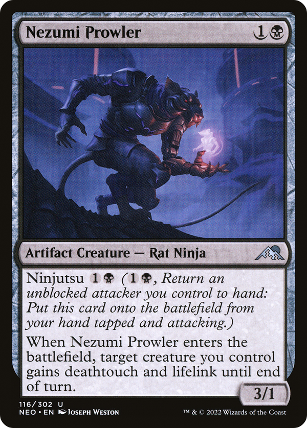 Nezumi Prowler (NEO-116) - Kamigawa: Neon Dynasty Foil