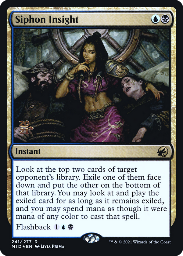 Siphon Insight (PRE-241S) - Innistrad: Midnight Hunt Promos Foil