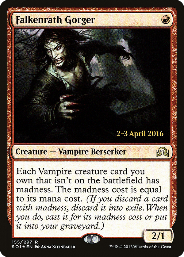 Falkenrath Gorger (PRE-155S) - Shadows over Innistrad Promos Foil