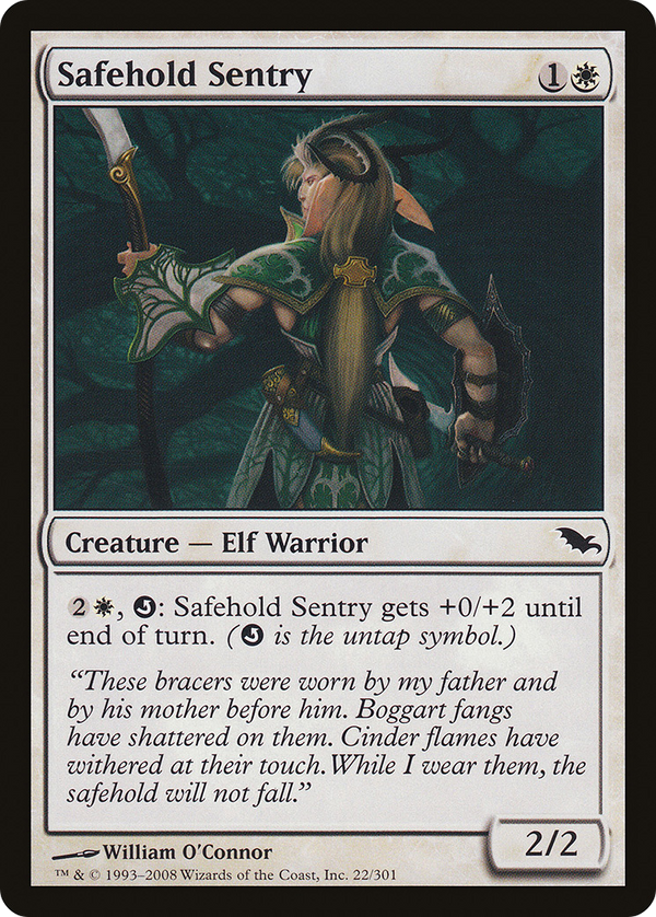 Safehold Sentry (SHM-022) - Shadowmoor Foil