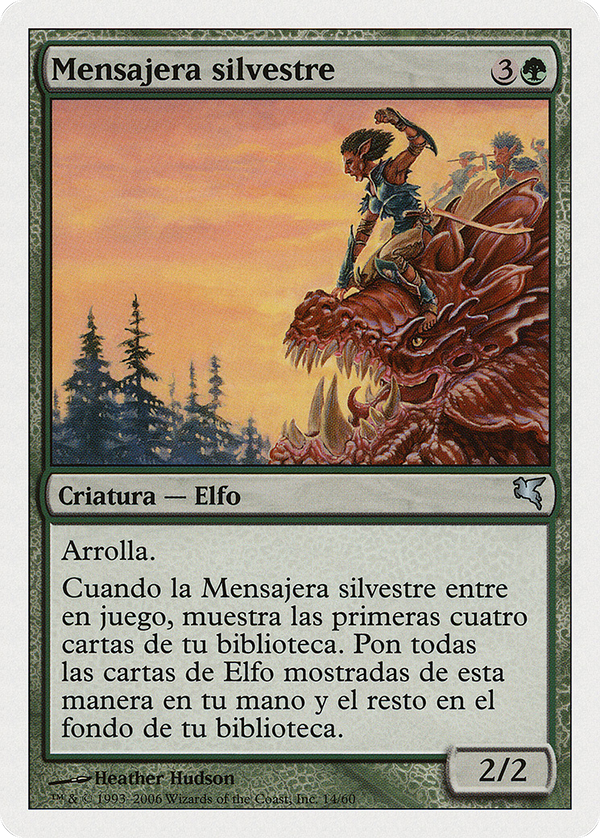 Sylvan Messenger (Spanish) - "Mensajera silvestre" (B14) (PSAL-B14) - Salvat 2005