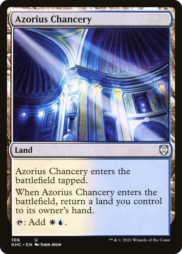 Azorius Chancery (KHC-106) - Kaldheim Commander