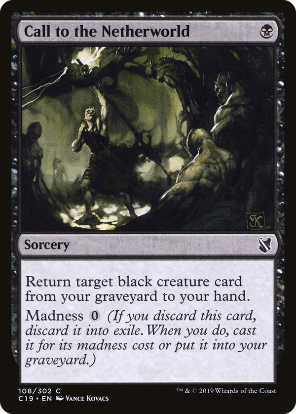 Call to the Netherworld (C19-108) - Commander 2019