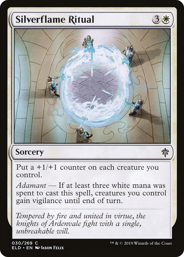 Silverflame Ritual (ELD-030) - Throne of Eldraine Foil