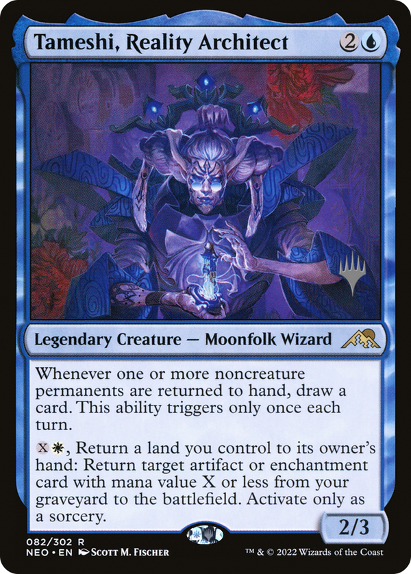 Tameshi, Reality Architect (PPNEO-082) - Kamigawa: Neon Dynasty Promos