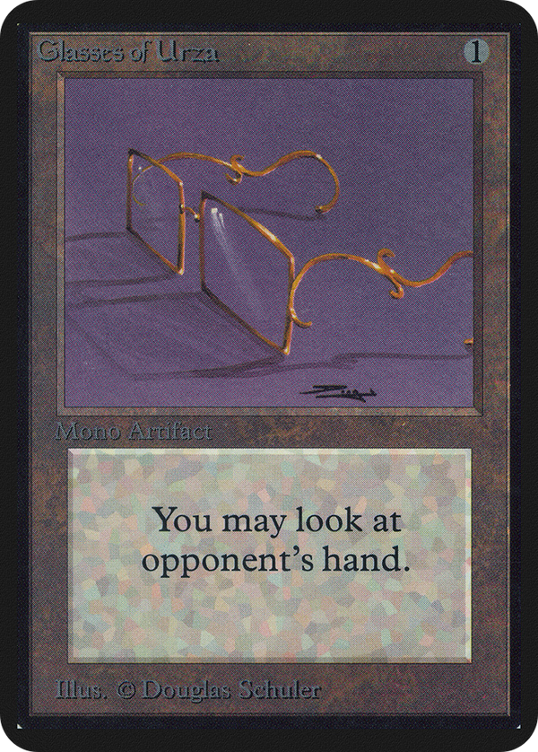 Glasses of Urza (LEA-) - Limited Edition Alpha