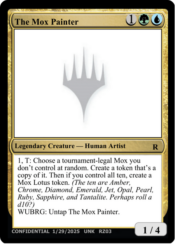 The Mox Painter (UNK-) - Un-Known Event Playtest Cards