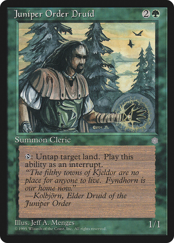Juniper Order Druid (ICE-) - Ice Age