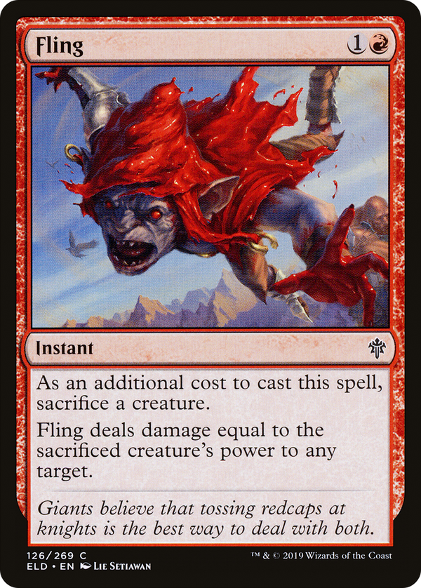 Fling (ELD-126) - Throne of Eldraine