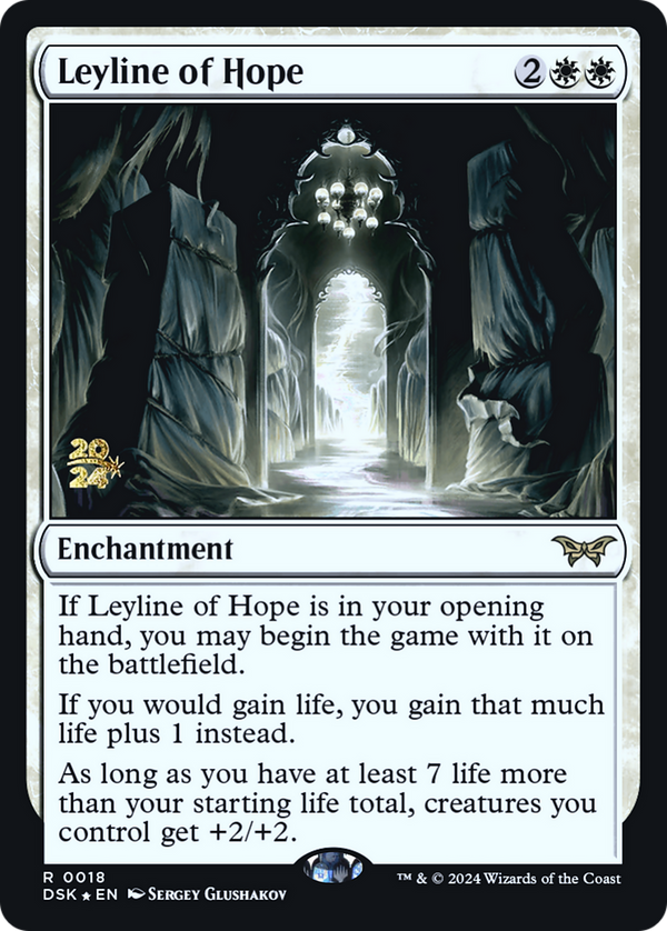 Leyline of Hope (PRE-018) - Duskmourn: House of Horror Promos Foil