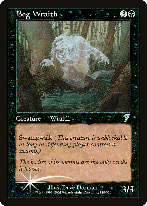 Bog Wraith (7ED-123★) - 7th Edition