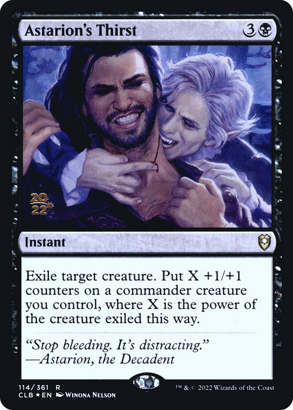 Astarion's Thirst (PRE-114) - Battle for Baldur's Gate Promos Foil