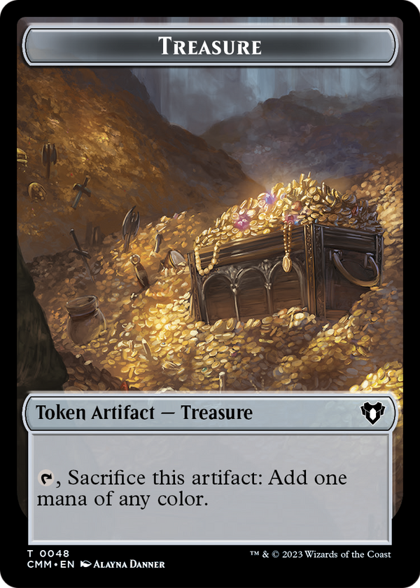Treasure (TCMM-048) - Commander Masters Tokens