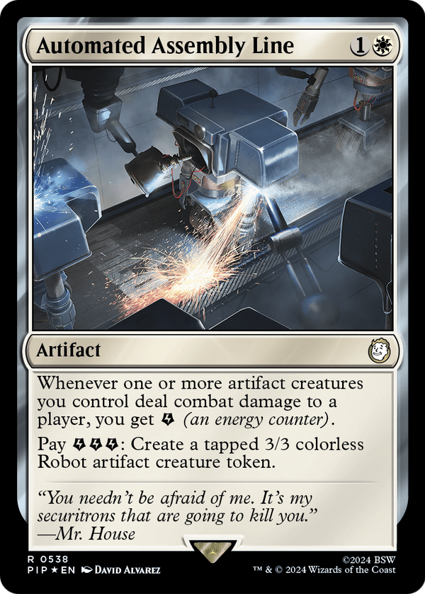 Automated Assembly Line (Surge Foil) (PIP-538) - Fallout Foil
