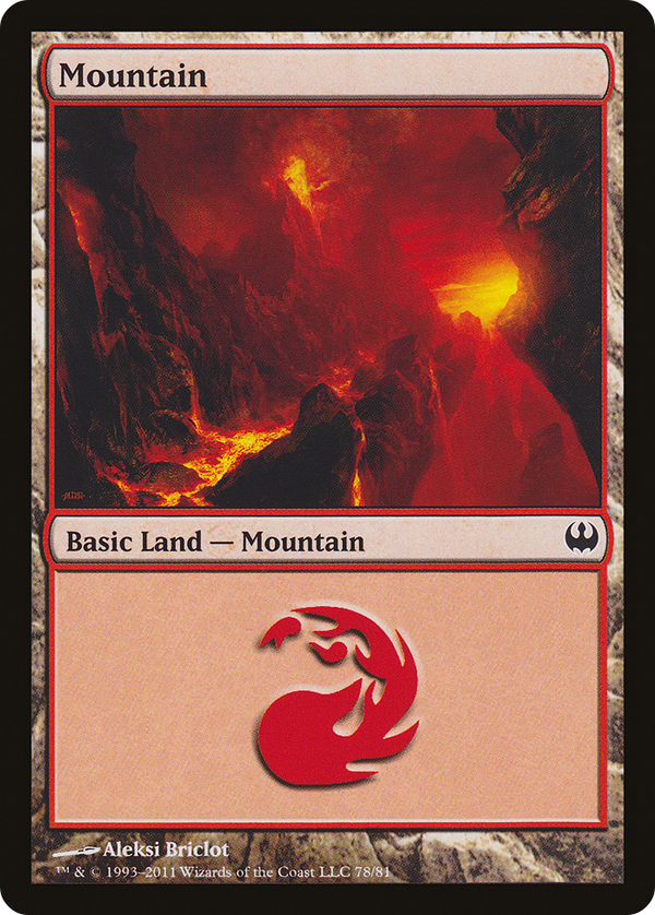 Mountain (78) (DDG-078) - Duel Decks: Knights vs. Dragons