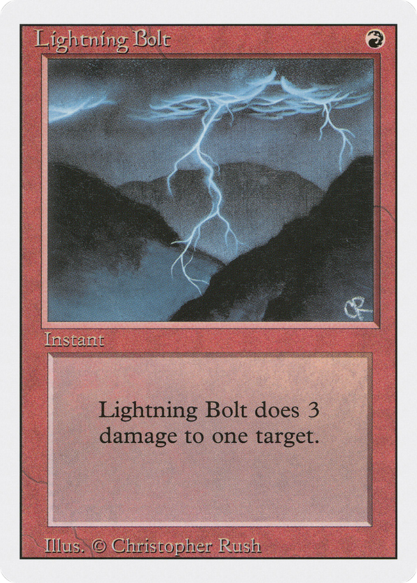 Lightning Bolt (3ED-) - Revised Edition