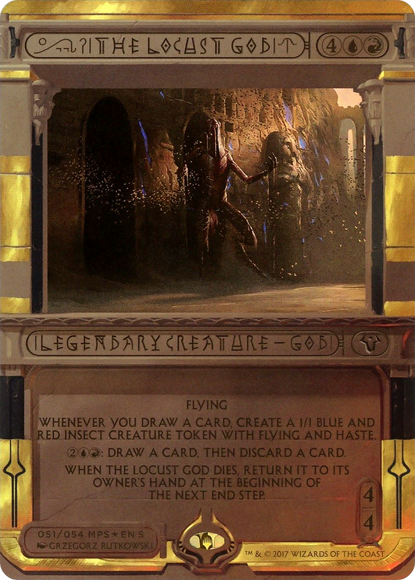 The Locust God (MPS2-051) - Amonkhet Invocations (Borderless) Foil