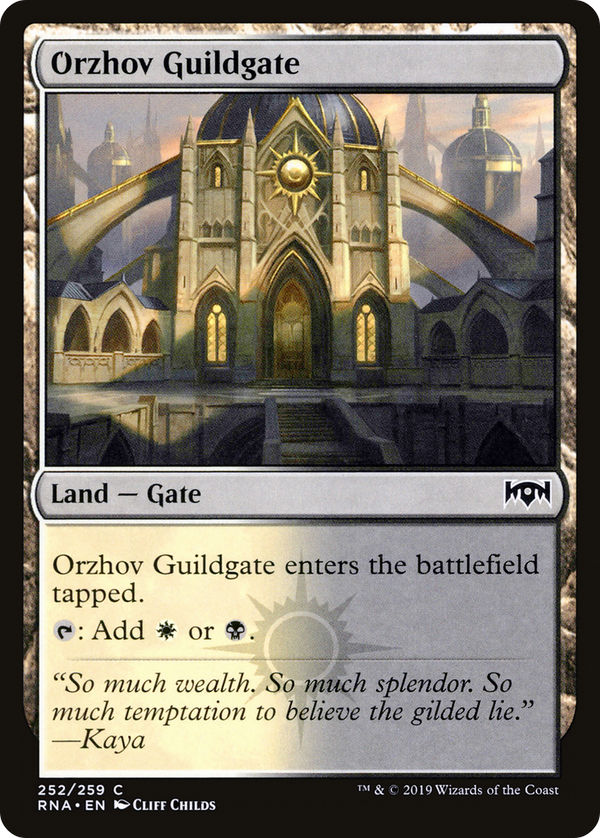 Orzhov Guildgate (252) (RNA-252) - Ravnica Allegiance Foil