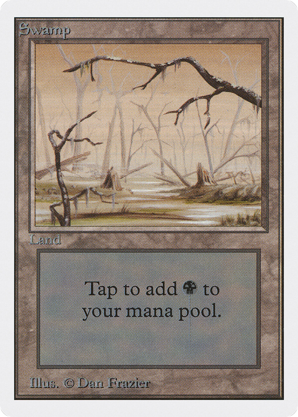 Swamp (B) (2ED-) - Unlimited Edition