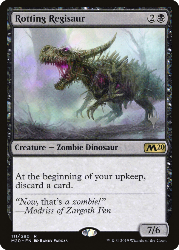 Rotting Regisaur (PPM20-111) - Core Set 2020 Promos Foil