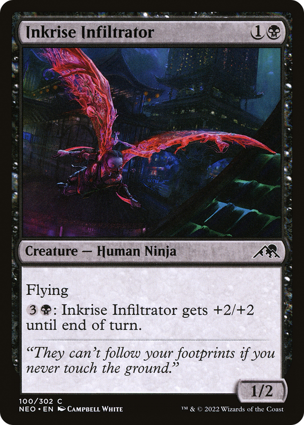Inkrise Infiltrator (NEO-100) - Kamigawa: Neon Dynasty Foil