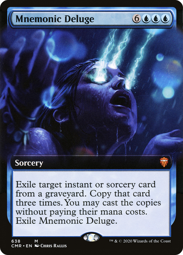 Mnemonic Deluge (Extended Art) (CMR-638) - Commander Legends: (Extended Art)