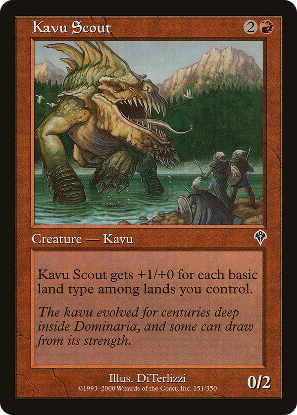 Kavu Scout (INV-151) - Invasion Foil