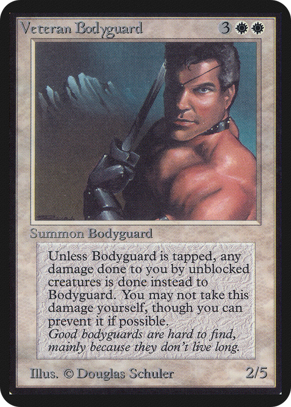 Veteran Bodyguard (LEA-) - Limited Edition Alpha