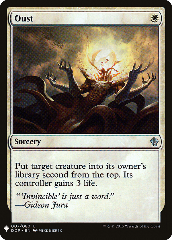 Oust (LIST-DDP-7) - The List