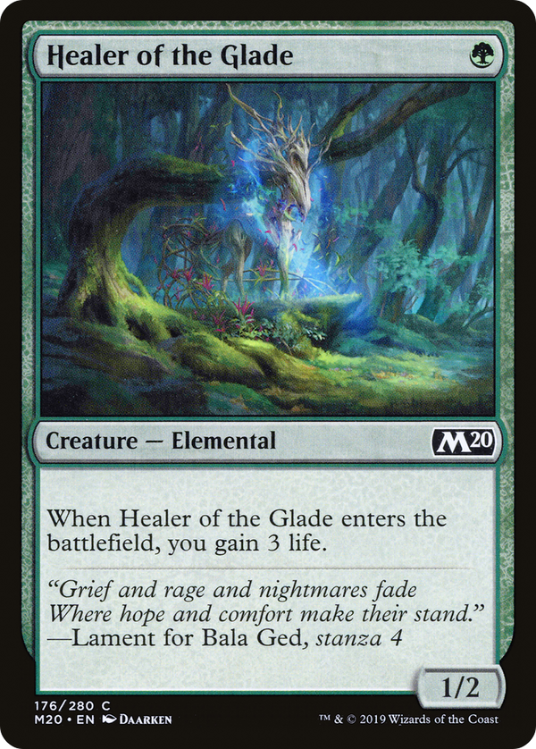 Healer of the Glade (M20-176) - Core Set 2020 Foil