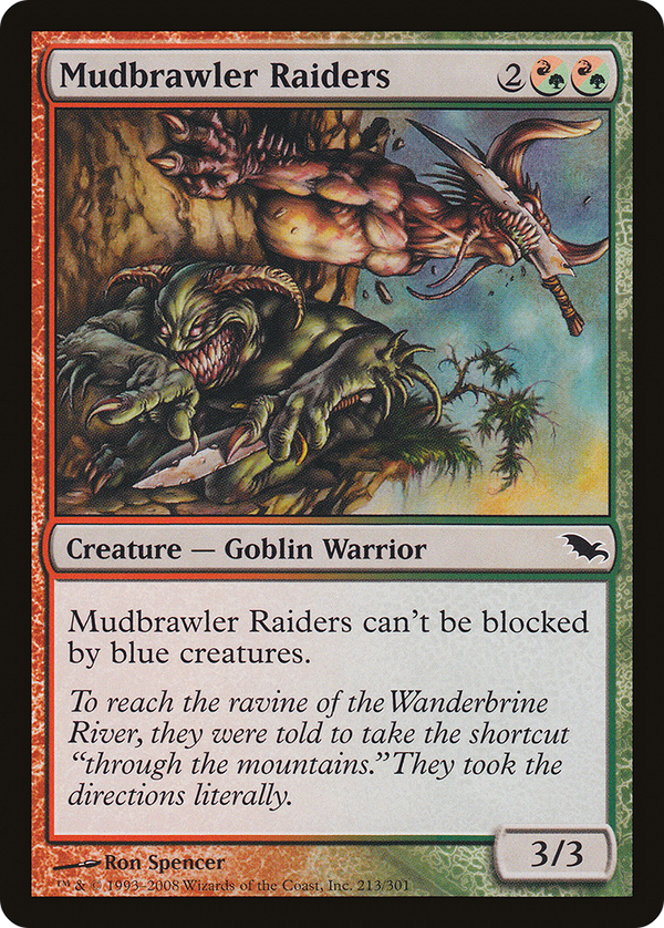 Mudbrawler Raiders (SHM-213) - Shadowmoor Foil
