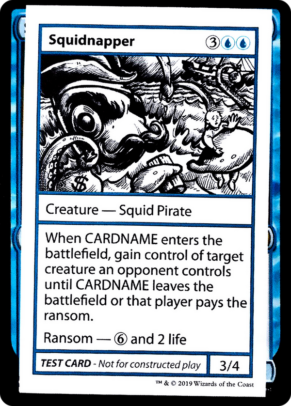Squidnapper (No PW Symbol) (CMB1-) - Mystery Booster Playtest Cards 2021
