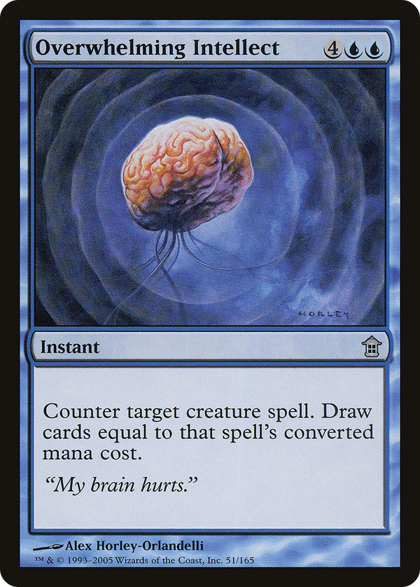 Overwhelming Intellect (SOK-051) - Saviors of Kamigawa Foil