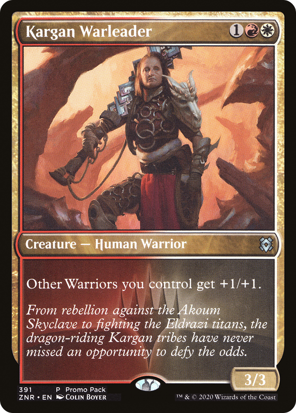 Kargan Warleader (PPZNR-391) - Zendikar Rising Foil