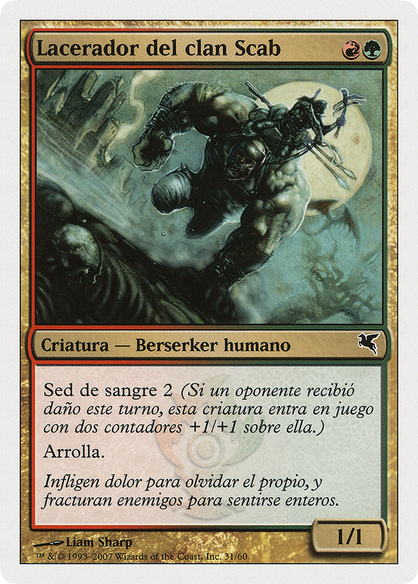 Scab-Clan Mauler (Spanish) - "Lacerador del clan Scab" (I31) (PSAL-I31) - Salvat 2005