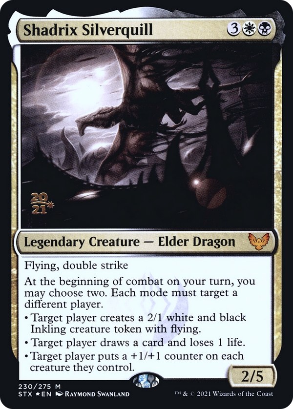 Shadrix Silverquill (PRE-230S) - Strixhaven: School of Mages Promos Foil