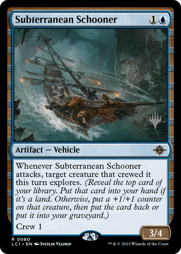 Subterranean Schooner (PPLCI-080) - The Lost Caverns of Ixalan Promos