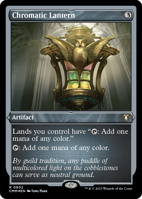 Chromatic Lantern (Foil Etched) (CMM-602) - Commander Masters Foil